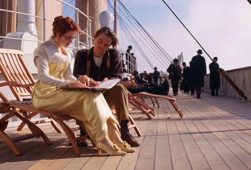 Kate Winslet, Leonardo DiCaprio ve filmu Titanic / Titanic