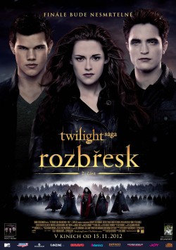 Český plakát filmu Twilight Saga: Rozbřesk - 2. část