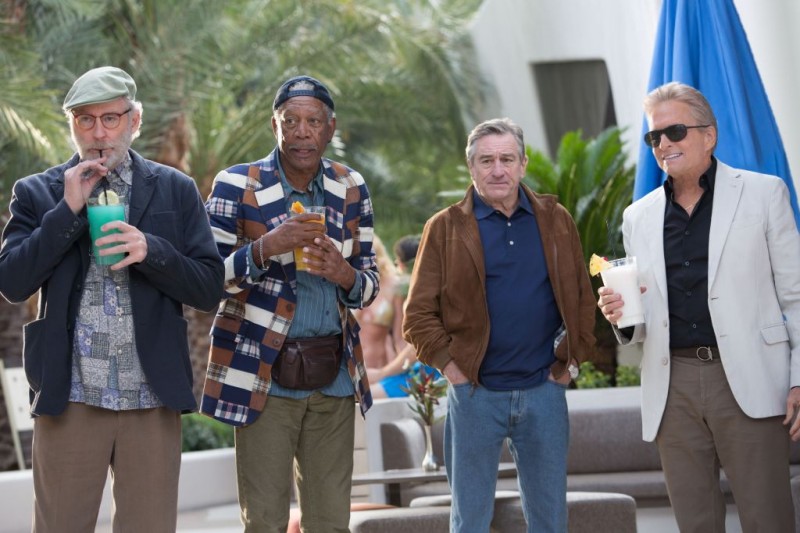 Kevin Kline, Morgan Freeman, Robert De Niro, Michael Douglas ve filmu Frajeři ve Vegas / Last Vegas