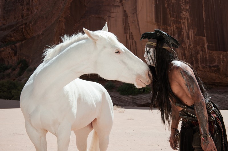 Johnny Depp ve filmu Osamělý jezdec / The Lone Ranger