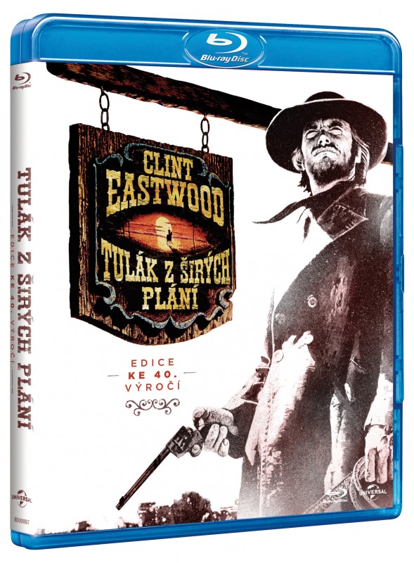 BD obal filmu Tulák z širých plání / High Plains Drifter