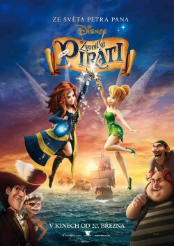 Český plakát filmu Zvonilka a piráti / The Pirate Fairy
