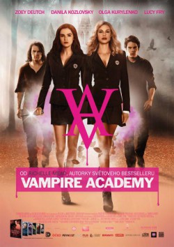 Český plakát filmu Vampýrská akademie / Vampire Academy