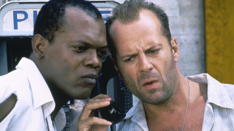 Bruce Willis, Samuel L. Jackson ve filmu Smrtonosná past 3 / Die Hard: With a Vengeance