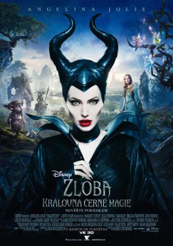 Český plakát filmu Zloba - Královna černé magie / Maleficent