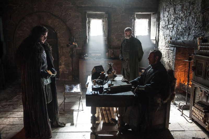 Kit Harington, Stephen Dillane, Liam Cunningham ve filmu Hra o trůny / Game of Thrones