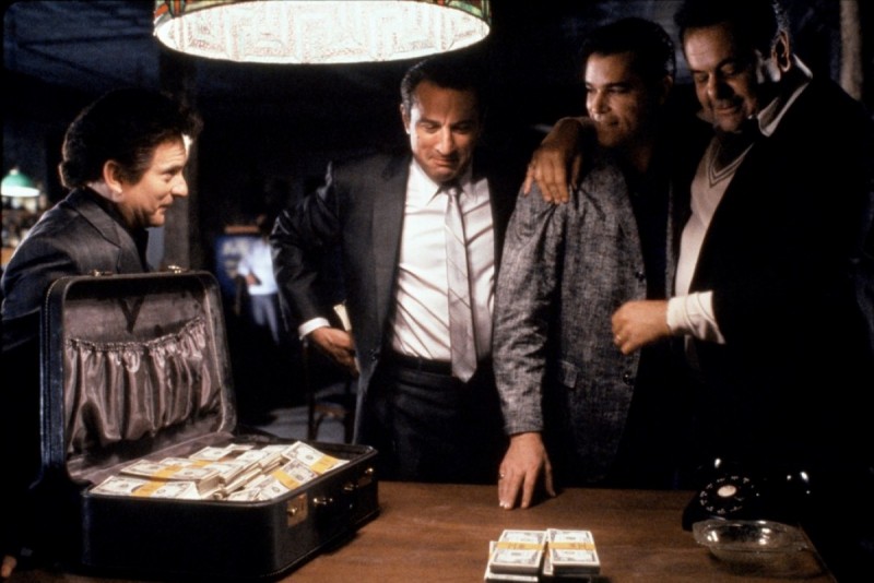 Joe Pesci, Robert De Niro, Ray Liotta, Paul Sorvino ve filmu Mafiáni / Goodfellas