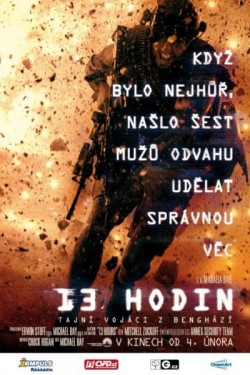 Český plakát filmu 13 hodin: Tajní vojáci z Benghází / 13 Hours