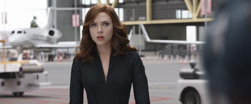 Scarlett Johansson ve filmu Captain America: Občanská válka / Captain America: Obcanská válka