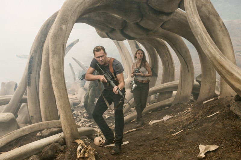 Tom Hiddleston, Brie Larson ve filmu Kong: Ostrov lebek / Kong: Skull Island