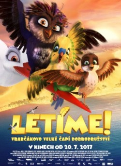 Český plakát filmu Letíme! / A Stork's Journey