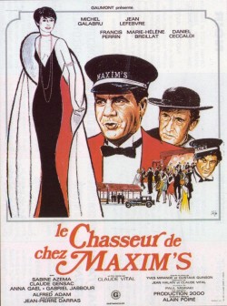 Plakát filmu Vrátný od Maxima / Le chasseur de chez Maxim's