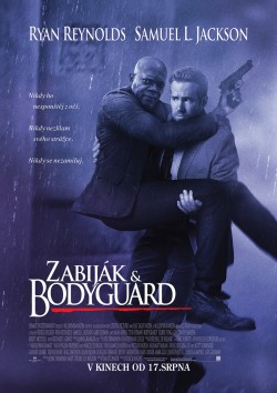 Český plakát filmu Zabiják & bodyguard / The Hitman's Bodyguard