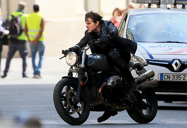 Tom Cruise při natáčení filmu Mission: Impossible - Fallout / Mission: Impossible - Fallout