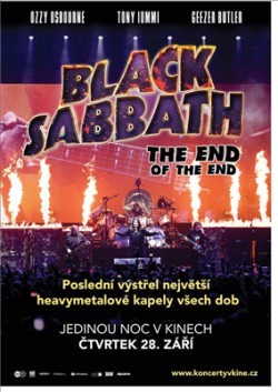 Český plakát filmu Black Sabbath: The End of the End / Black Sabbath: The End of the End
