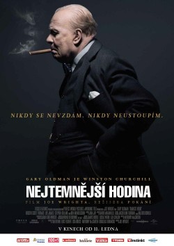 Český plakát filmu Nejtemnější hodina / Darkest Hour
