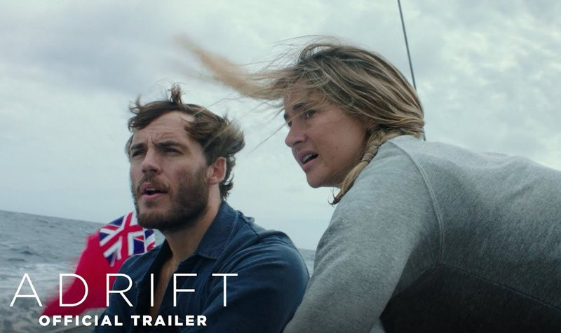 Shailene Woodley, Sam Claflin ve filmu Než přišla bouře / Adrift
