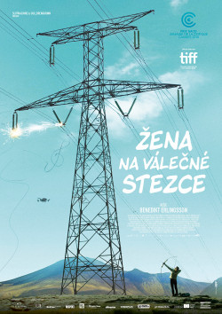 Český plakát filmu Žena na válečné stezce / Kona fer í stríð