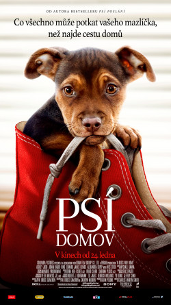 Český plakát filmu Psí domov / A Dog's Way Home