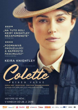 Český plakát filmu Colette: Příběh vášně / Colette
