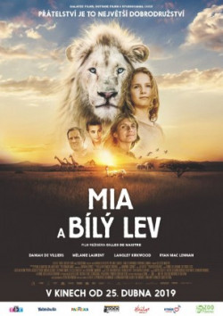 Český plakát filmu Mia a bílý lev / Mia et le lion blanc