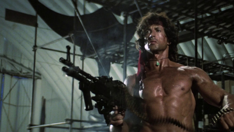 Sylvester Stallone ve filmu Rambo II / Rambo: First Blood Part II