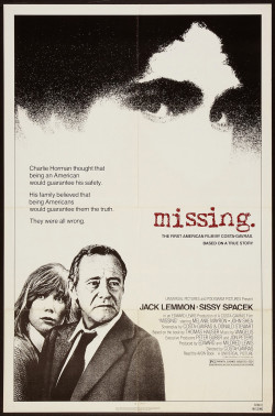 Plakát filmu Nezvěstný / Missing