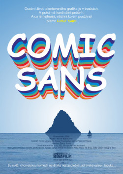 Český plakát filmu Comic Sans / Comic Sans