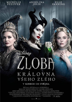 Český plakát filmu Zloba: Královna všeho zlého / Maleficent: Mistress of Evil