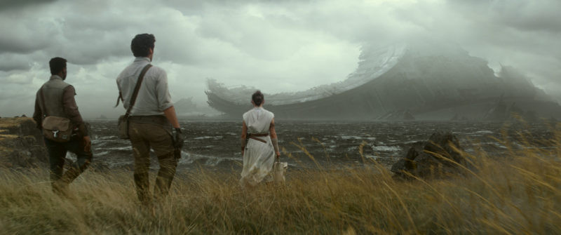 John Boyega, Oscar Isaac, Daisy Ridley ve filmu Star Wars: Vzestup Skywalkera / Star Wars: Vzestup Skywalkera