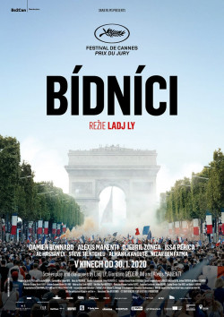 Český plakát filmu Bídníci / Les misérables