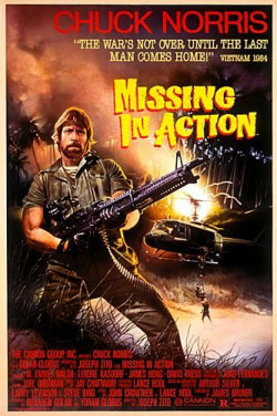 Plakát filmu Nezvěstní v boji / Missing in Action