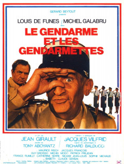 Plakát filmu Četník a četnice / Le gendarme et les gendarmettes