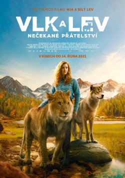 Český plakát filmu Vlk a lev: Nečekané přátelství / Le loup et le lion
