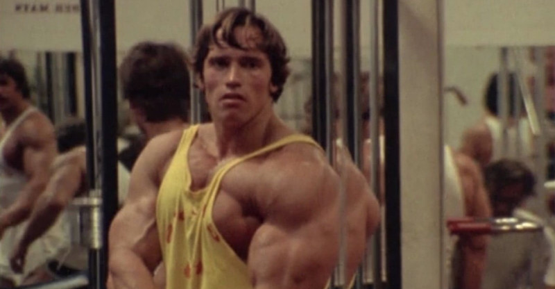 Arnold Schwarzenegger ve filmu Železný Schwarzenegger / Pumping Iron