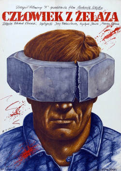 Plakát filmu Člověk ze železa / Czlowiek z zelaza