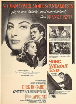 Plakát filmu Píseň bez konce: Příběh Franze Liszta / Song Without End