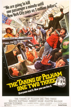 Plakát filmu Přepadení vlaku z Pelhamu / The Taking of Pelham One Two Three