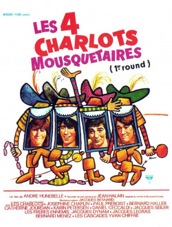 Plakát filmu Čtyři sluhové a čtyři mušketýři / Les quatre Charlots mousquetaires