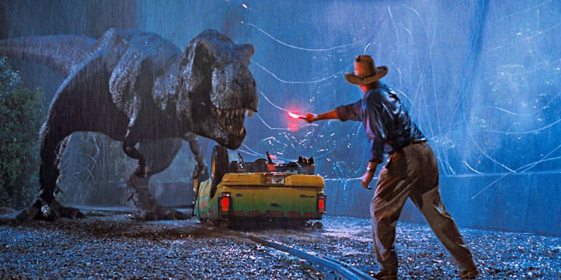 Sam Neill ve filmu Jurský park / Jurassic Park