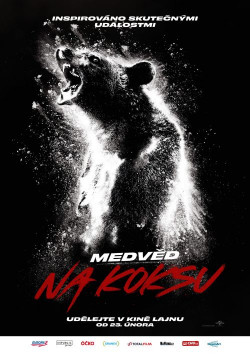 Český plakát filmu Medvěd na koksu / Cocaine Bear