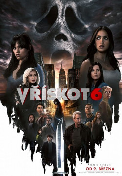 Český plakát filmu Vřískot 6 / Scream VI