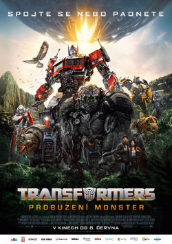 Český plakát filmu Transformers: Probuzení monster / Transformers: Rise of the Beasts