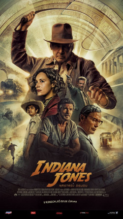 Český plakát filmu Indiana Jones a nástroj osudu / Indiana Jones and the Dial of Destiny