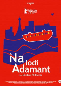 Český plakát filmu Na lodi Adamant / Sur l'Adamant