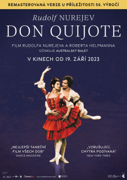 Český plakát filmu Rudolf Nurejev: Don Quijote / Don Quixote