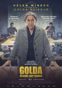 Český plakát filmu Golda - Železná lady Izraele / Golda