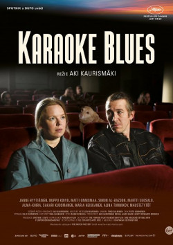 Český plakát filmu Karaoke blues / Kuolleet lehdet