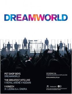 Český plakát filmu Pet Shop Boys Dreamworld: The Greatest Hits Live at the Royal Arena Copenhagen / Pet Shop Boys Dreamworld: The Hits Live