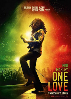 Český plakát filmu Bob Marley: One Love / Bob Marley: One Love